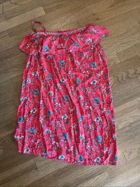 GAP kids Floral Off-Shoulder Sundress size large